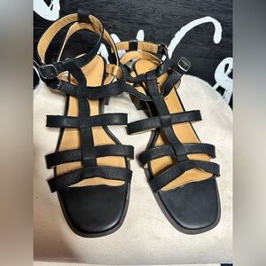 Lucky Brand Black Strappy Sandals